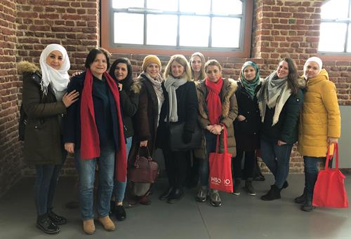The visit of the participants on December 20th, 2020